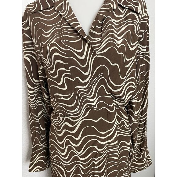 & Other Stories Dress Wrap Maxi Multicolor Print - Picture 3 of 16